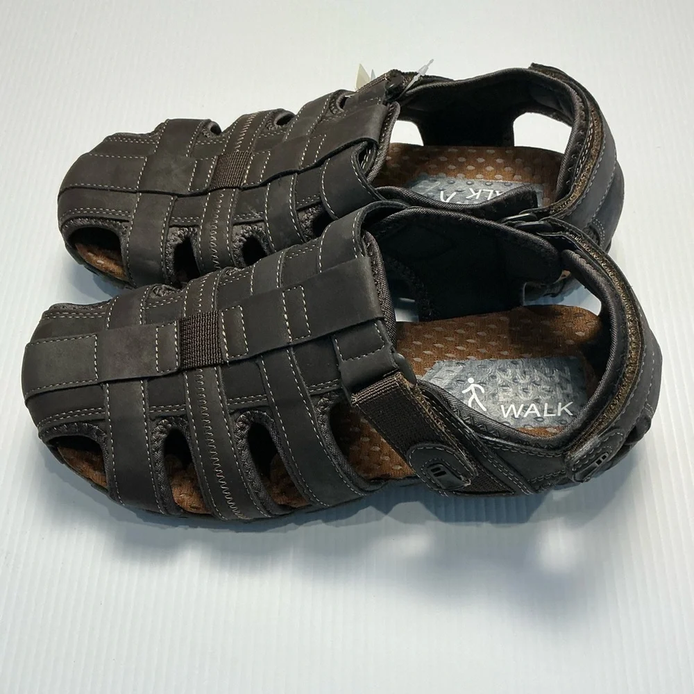 Nunn Bush Dark Brown Pandals Size 11